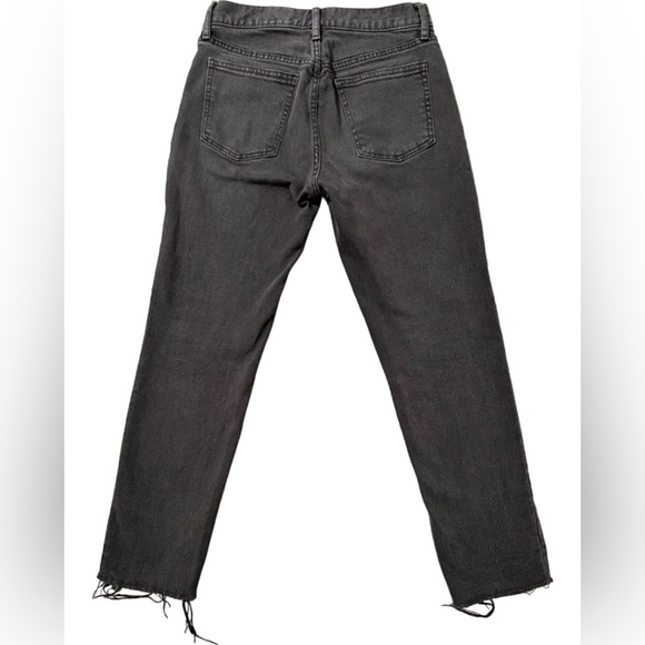 Gap for Good Mid Rise Best Girlfriend Jeans Black Dark Wash Size 26 Women’s - Picture 4 of 14